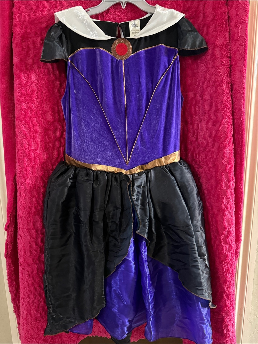 Disney Purple and Black Villain Dress with Gold Trim